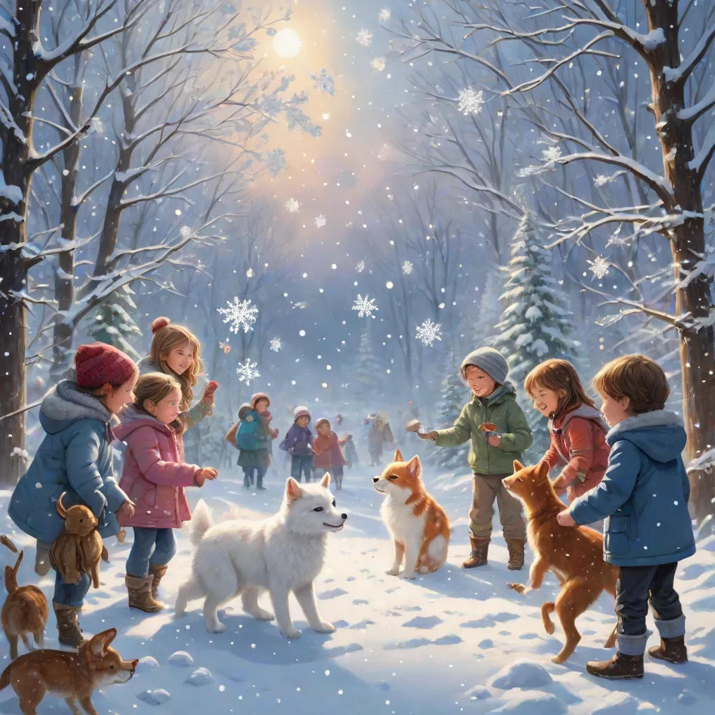 The Snowflake on a Christmas Morning