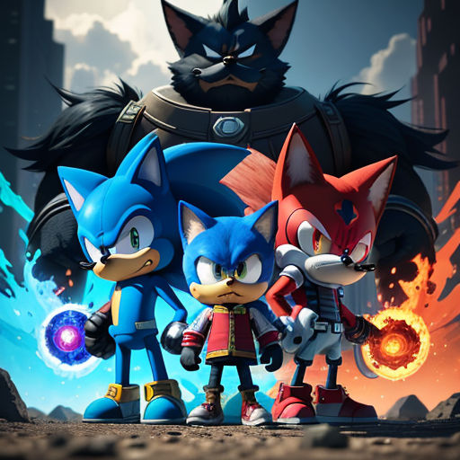 Sonic shadow e silver - Questa e' amy in sonic boom