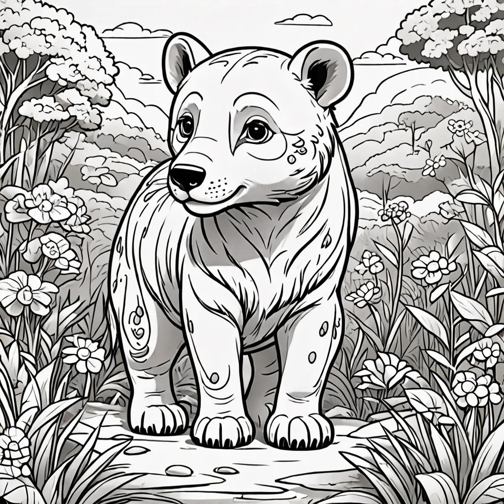 Animals Galore Coloring Book