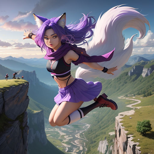 Female Fox spirit anime HD wallpaper | Wallpaper Flare