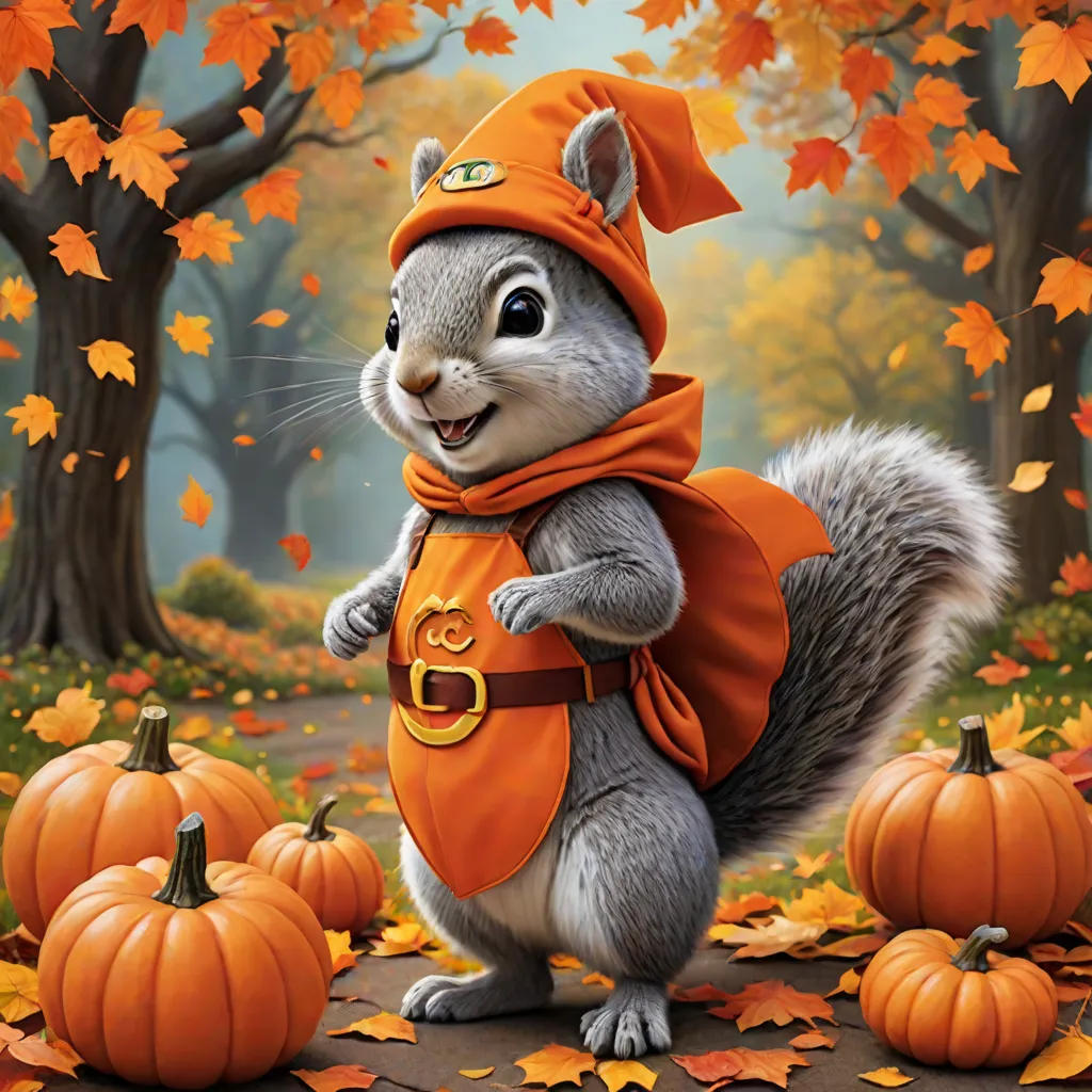 The Halloween Heist of Nutty the Squirrel