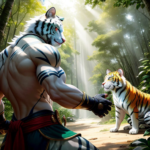 white tiger warrior