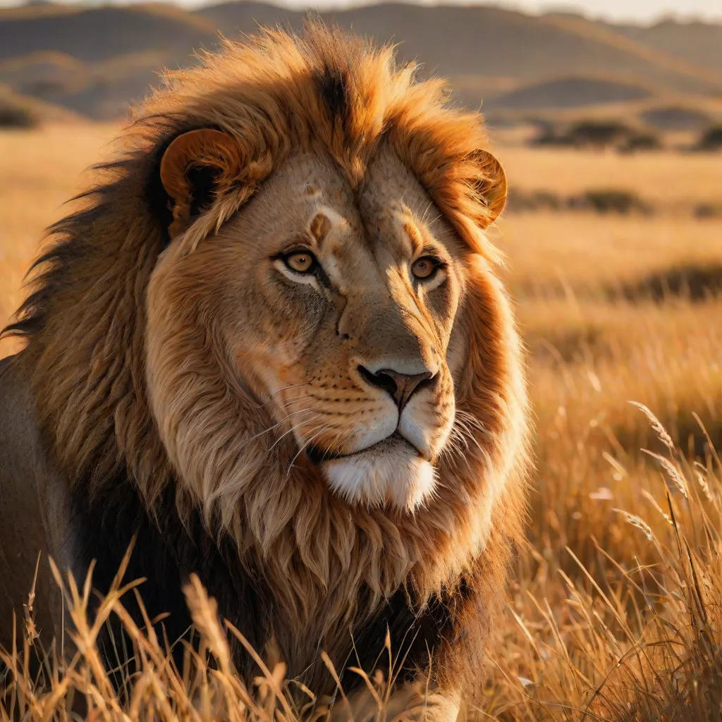 The Brave Little Lion King