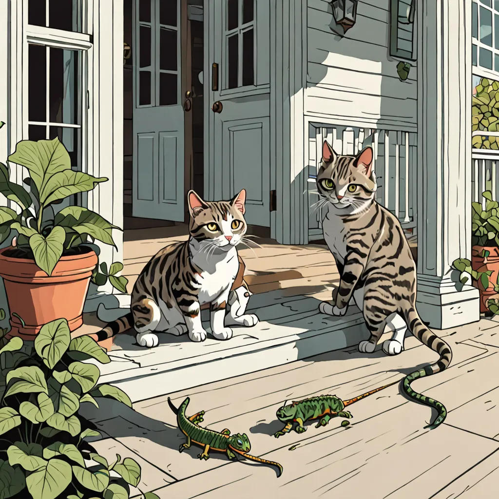Dennis and Darla's Lizard Chase