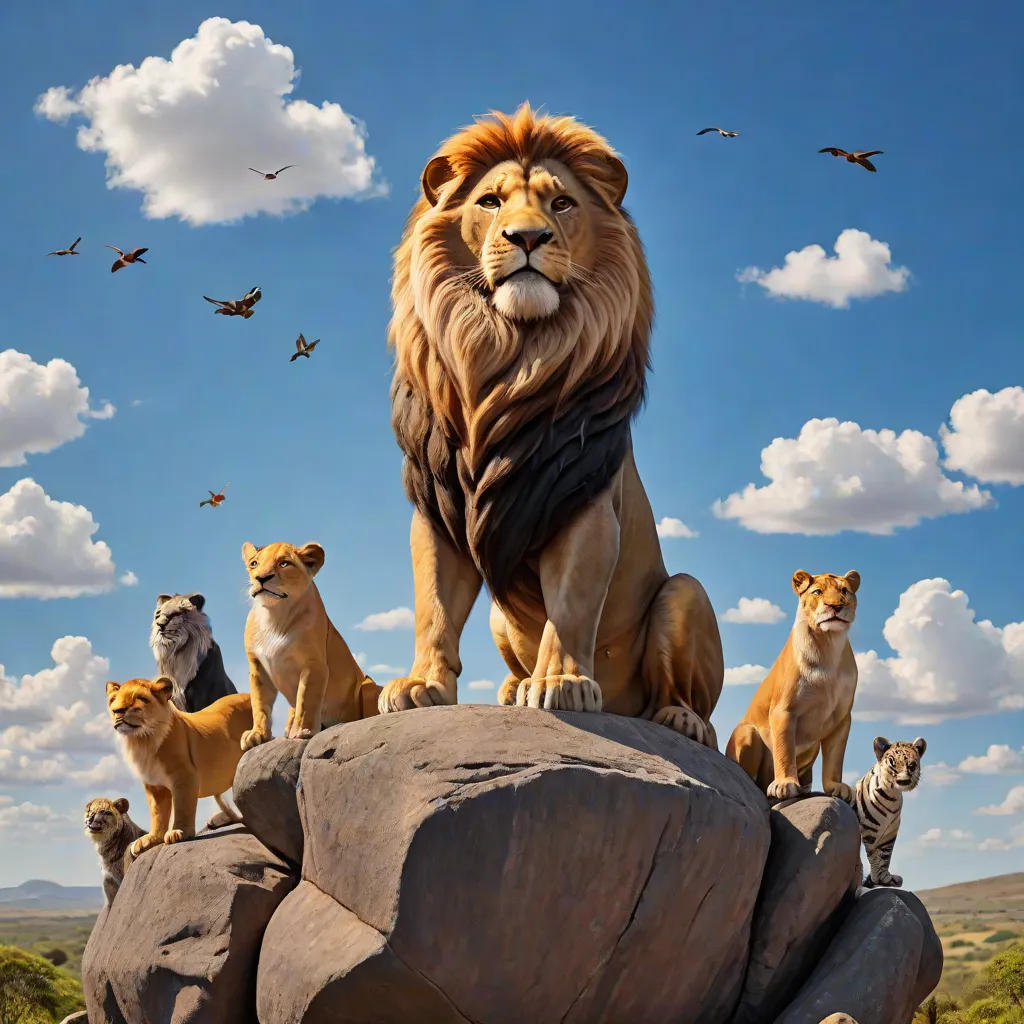 The Wise Lion King