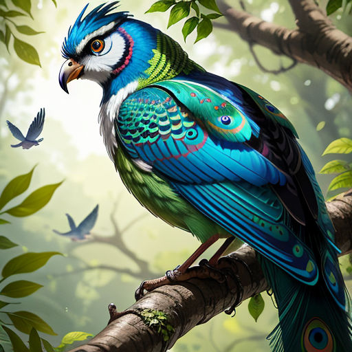 The Humble Sparrow and the Proud Peacock