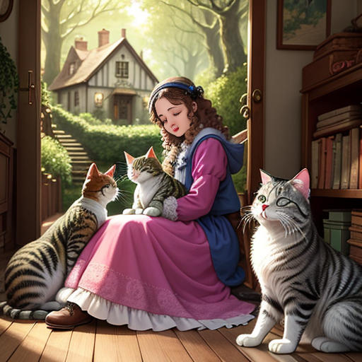 The Woman with Countless Cats