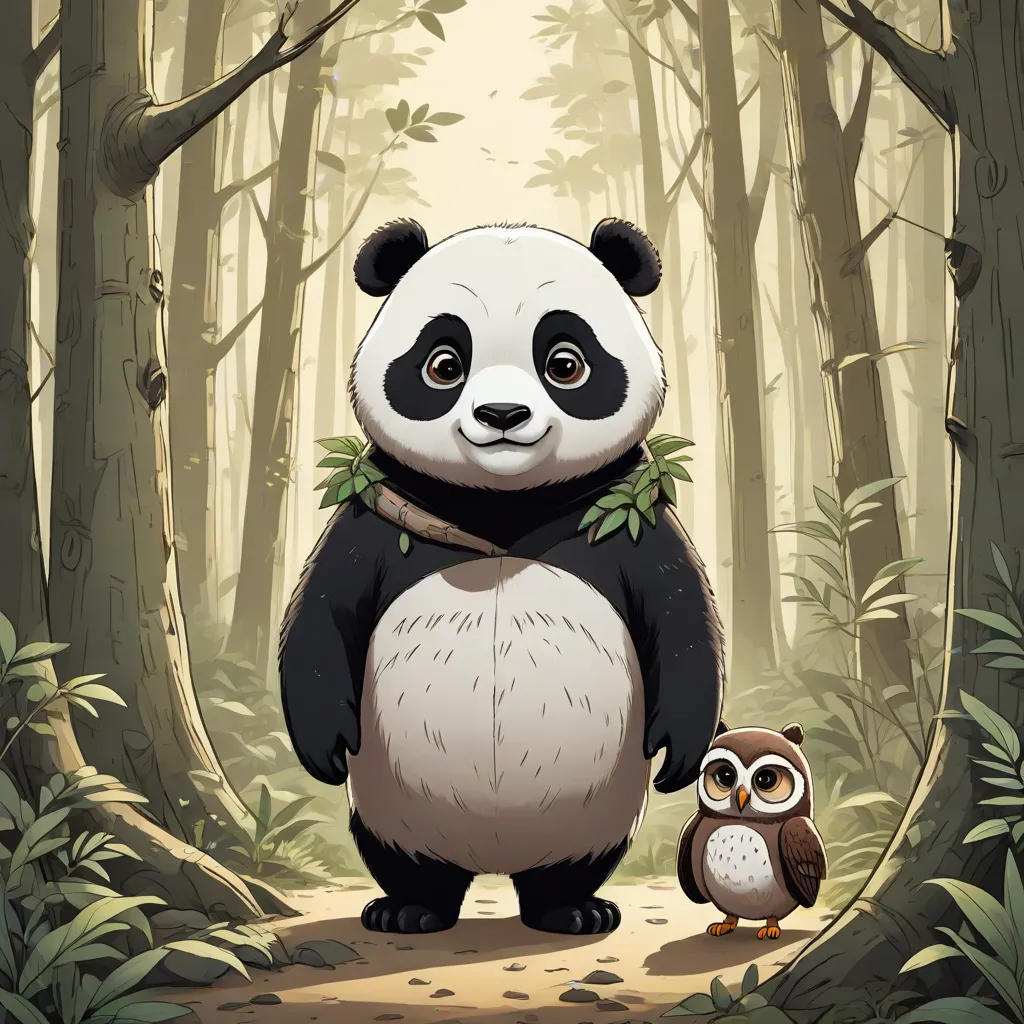 The Panda and the Owl: A Magical Adventure