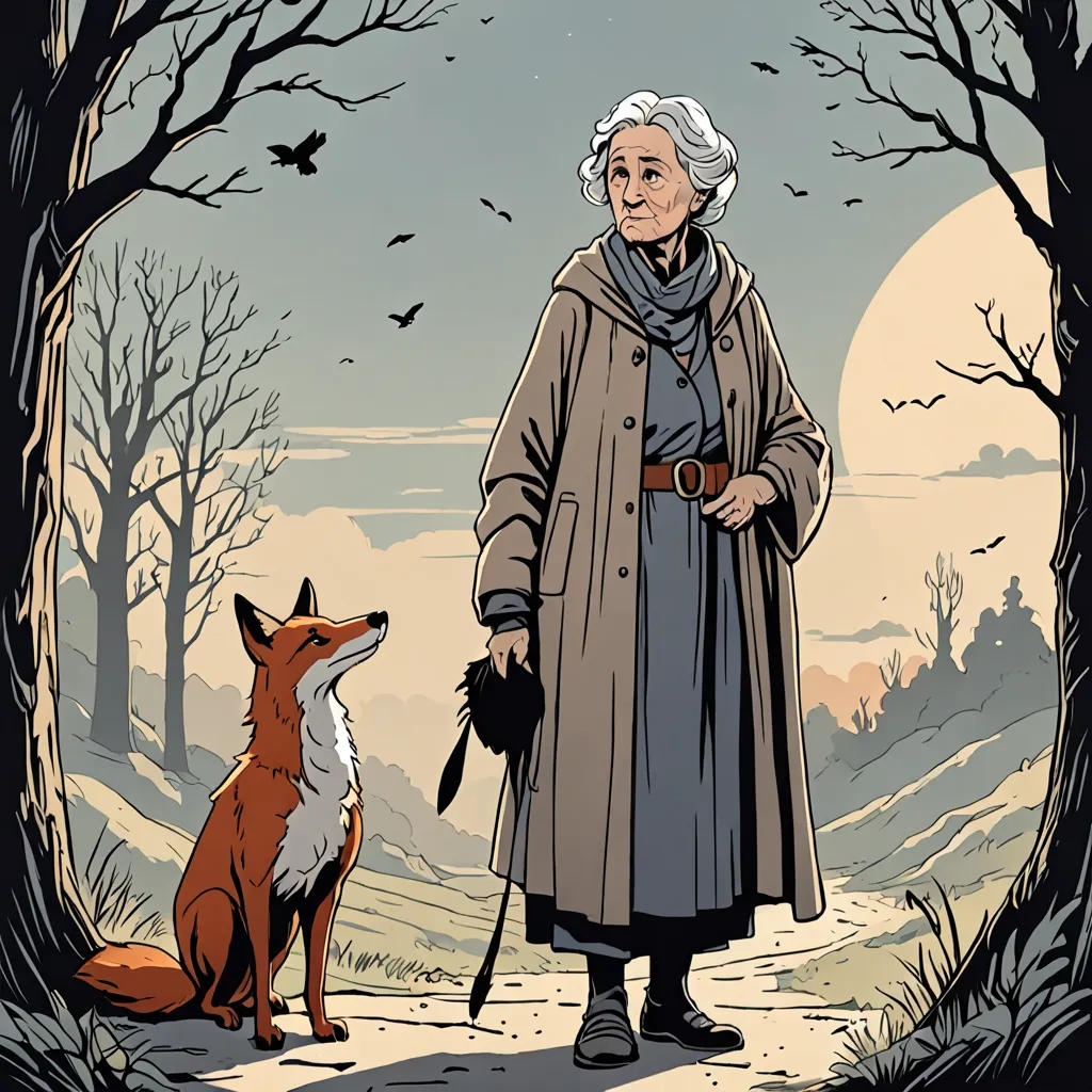 The Cunning Crow and the Wise Fox