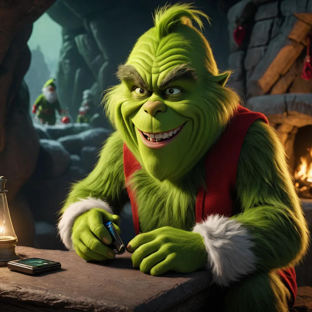 The Grinch's Mischievous Call