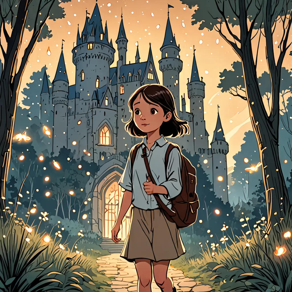 The Little Girl and the Enchanted Forest