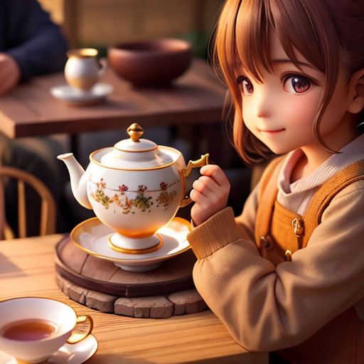 Anime Heroine Tea Sets : tea cup and saucer