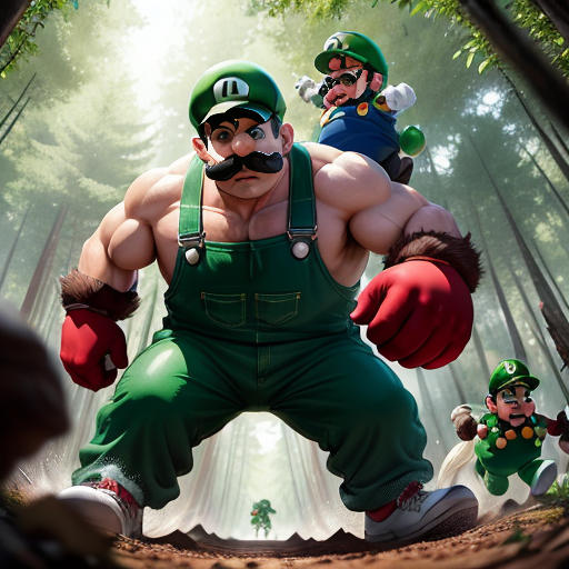 Luigi's Giant Brother
