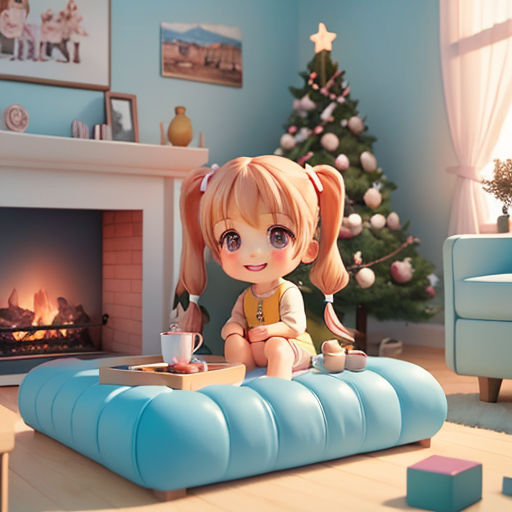 Family Holidays, aesthetic, christmas, gfx, girl, pastel, roblox, roblox  gfx, HD wallpaper