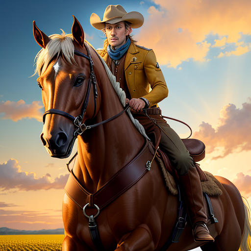 The Little Cowboy and His Golden Horse