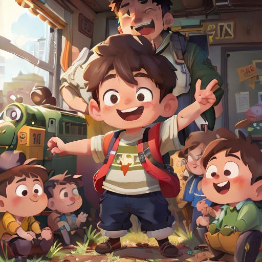 The Adventures of Peter and the Giant Trains