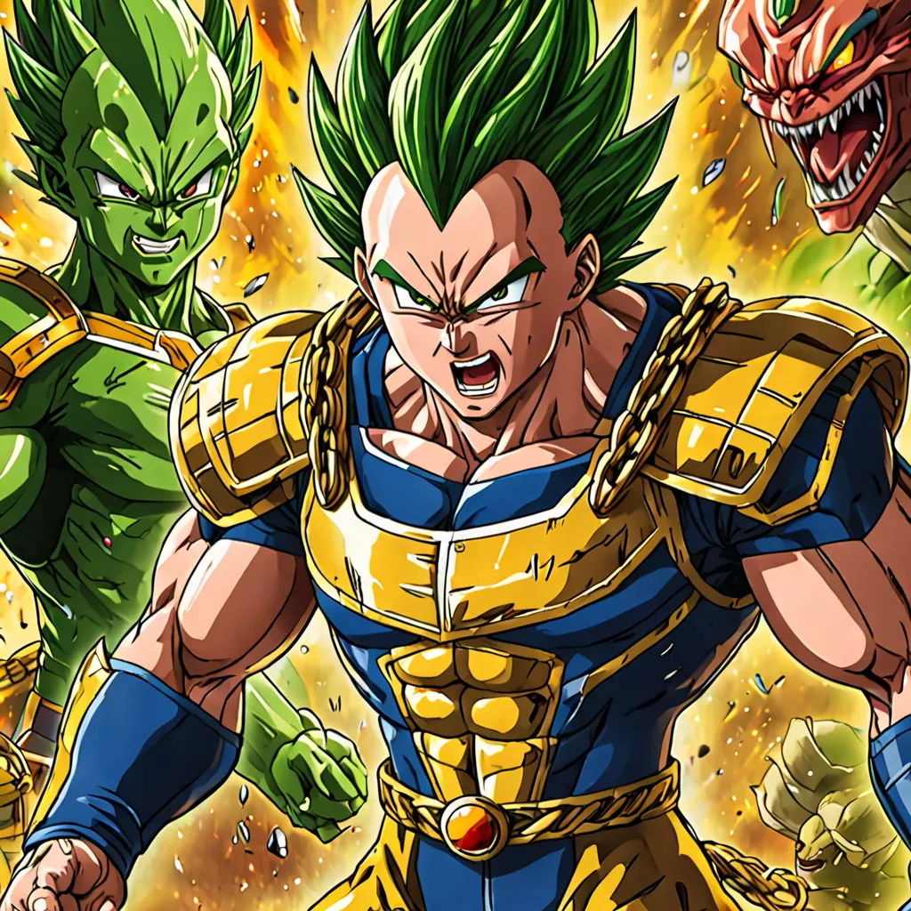 a dragon and a man in a fighting stance with each other in front of a fire and explosion background, sots art, poster art, Akira Toriyama, official art