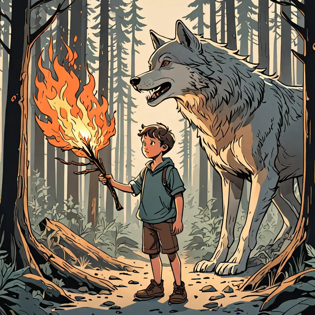 The Boy Who Outwitted the Wolf