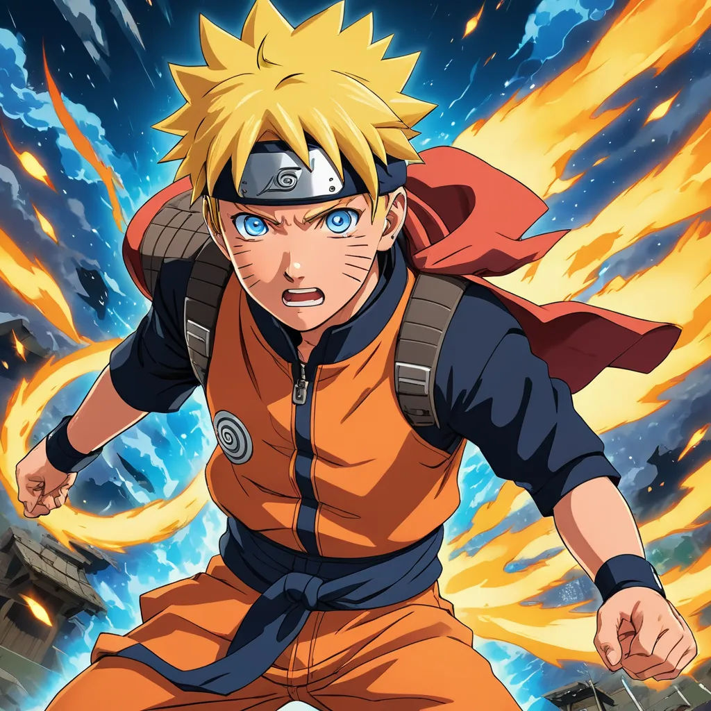 a man in a red and black outfit with a sword in his hand and a fire behind him, with a sky background, dau-al-set, poster art, Baiōken Eishun, official art