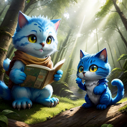 The Adventures of Smurf Cat