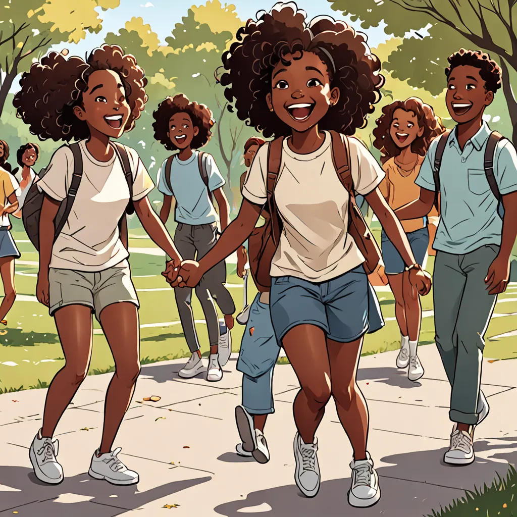 The Little Black Girl and the Friendship Lesson