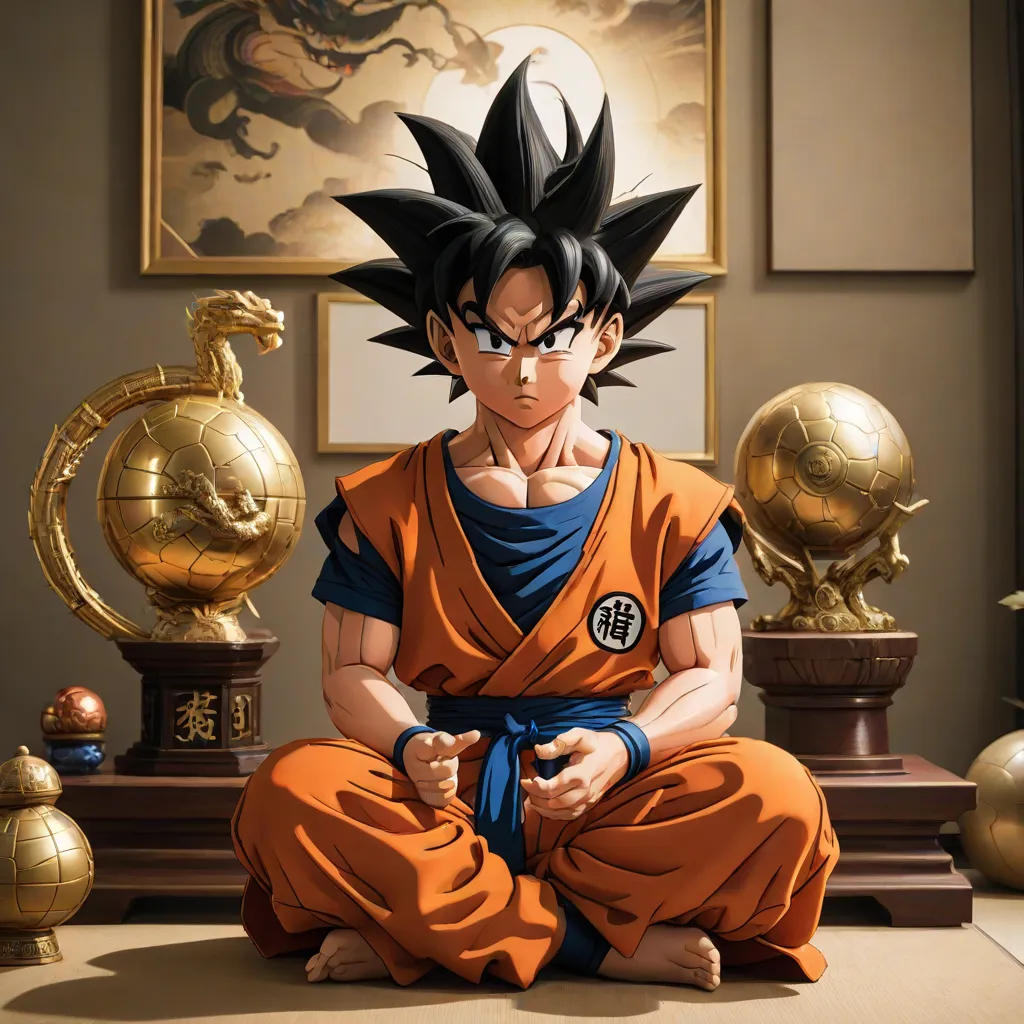 Goku's Quiet Reflection