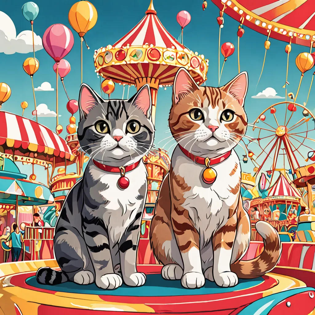 Blackie and Whitiety's Funfair Adventure