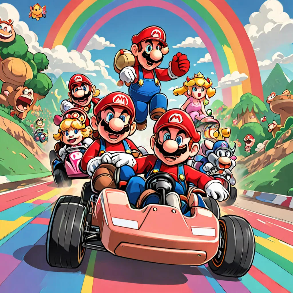 Mario's Rainbow Victory