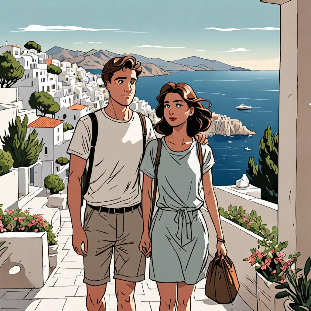 Adeline and Oliver's Greek Vacation