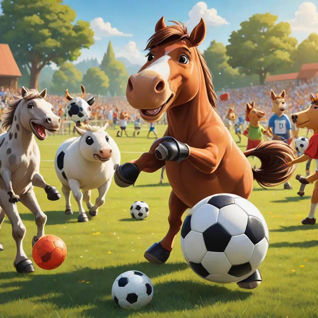 Bucky the Soccer Star