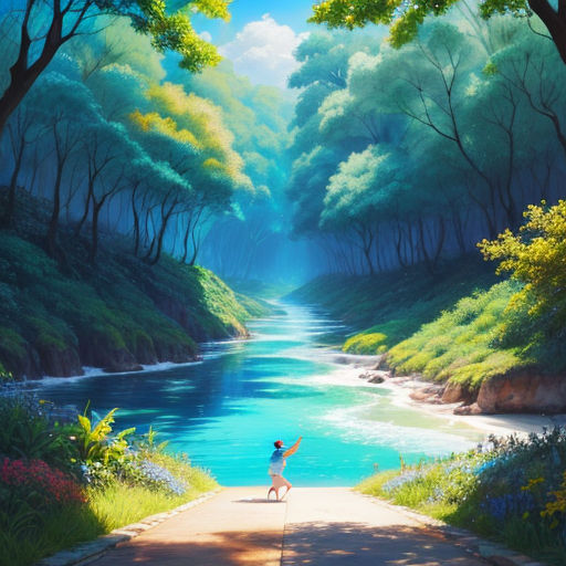 Resultado de imagem para floresta encantada  Spring scenery, Anime  scenery, Scenery wallpaper