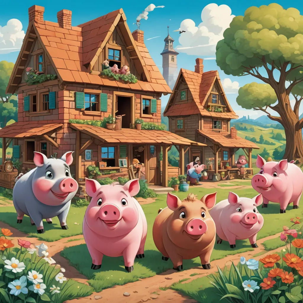 The Three Little Pigs: The Power of Hard Work