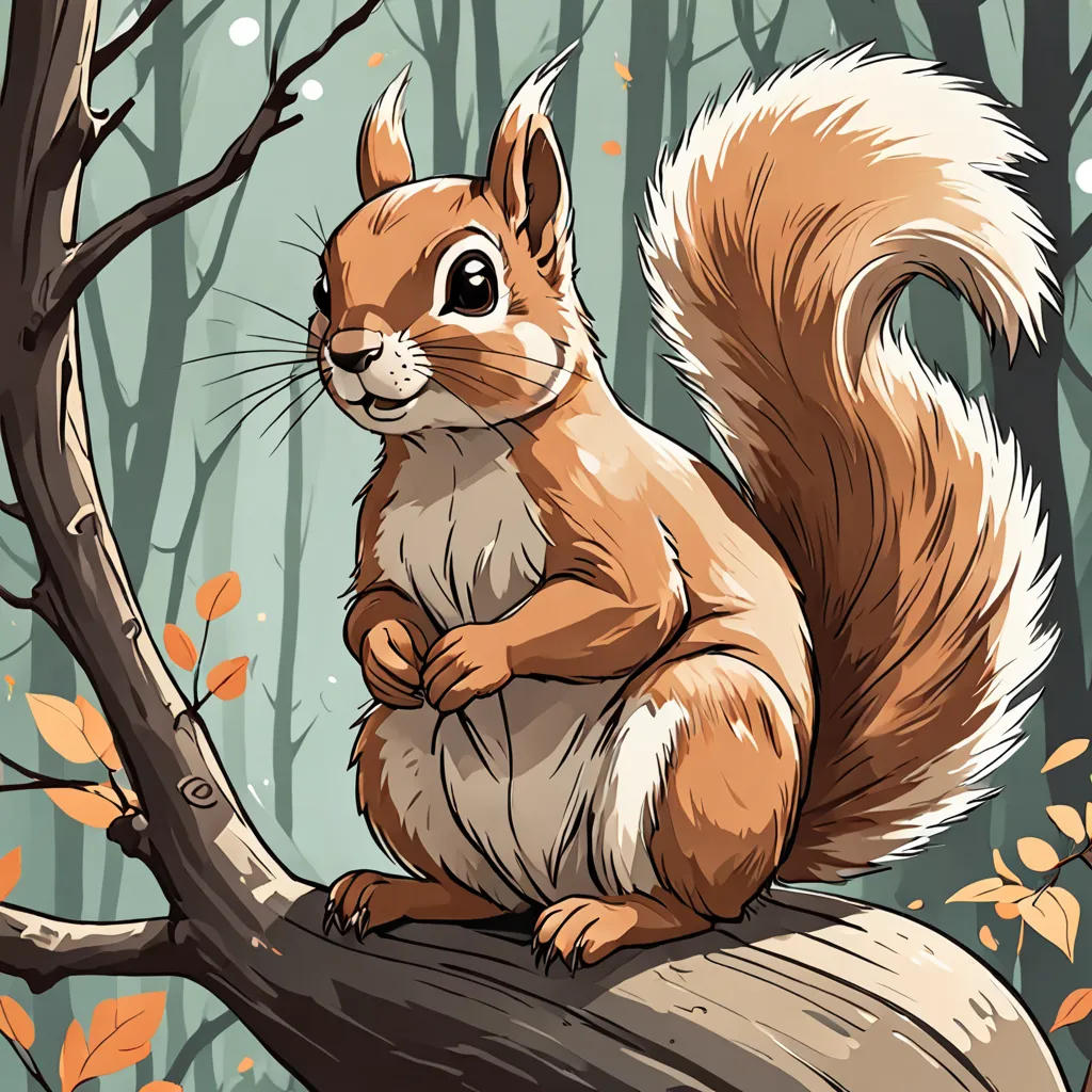 Chiku the Brave Squirrel