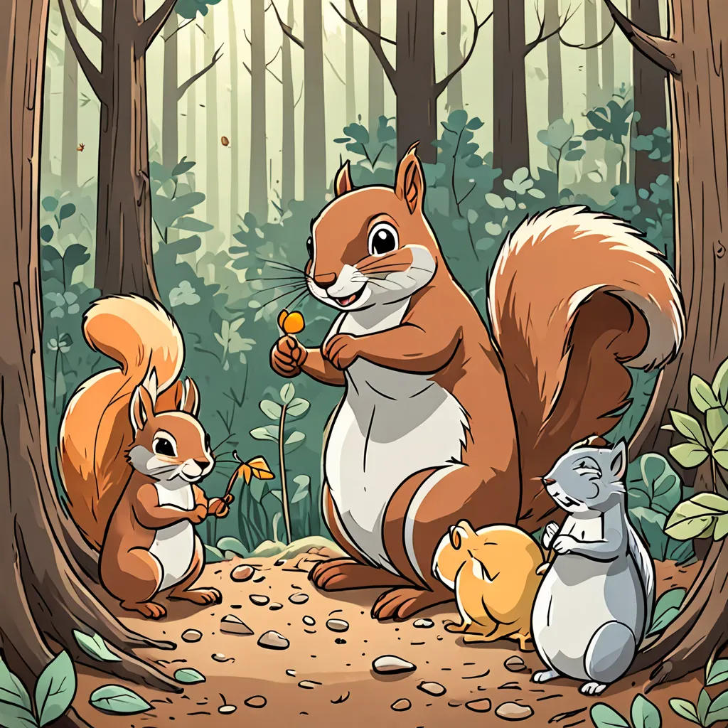 The Kind Little Squirrel