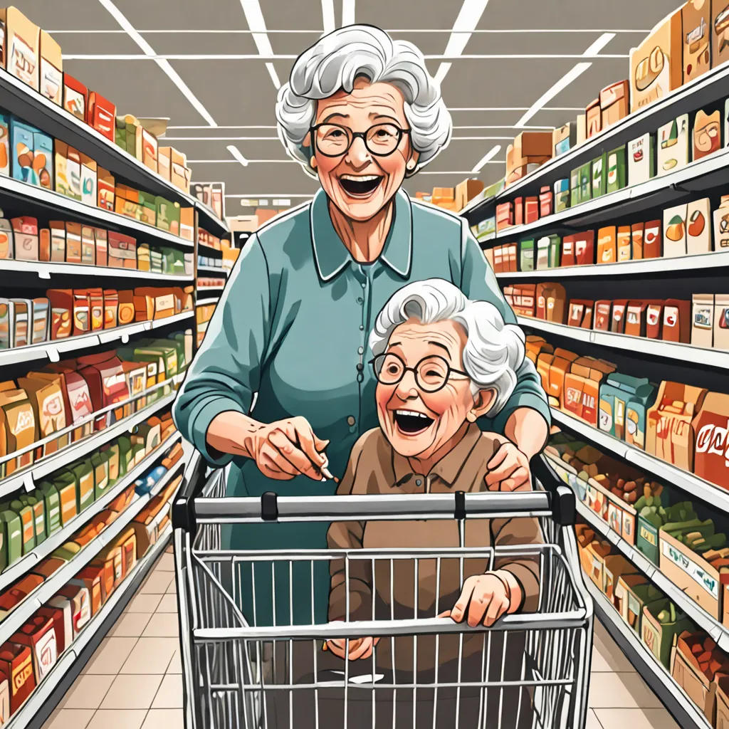 Granny's Shopping Adventure