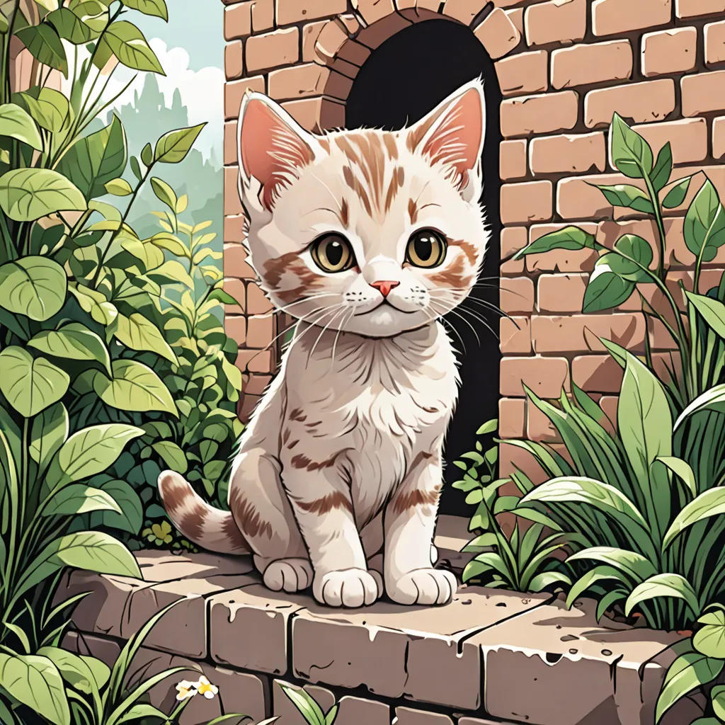 The Curious Kitten's Adventure