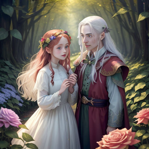 Pixilart - Fauna and her husband Forest by hufflepufflife