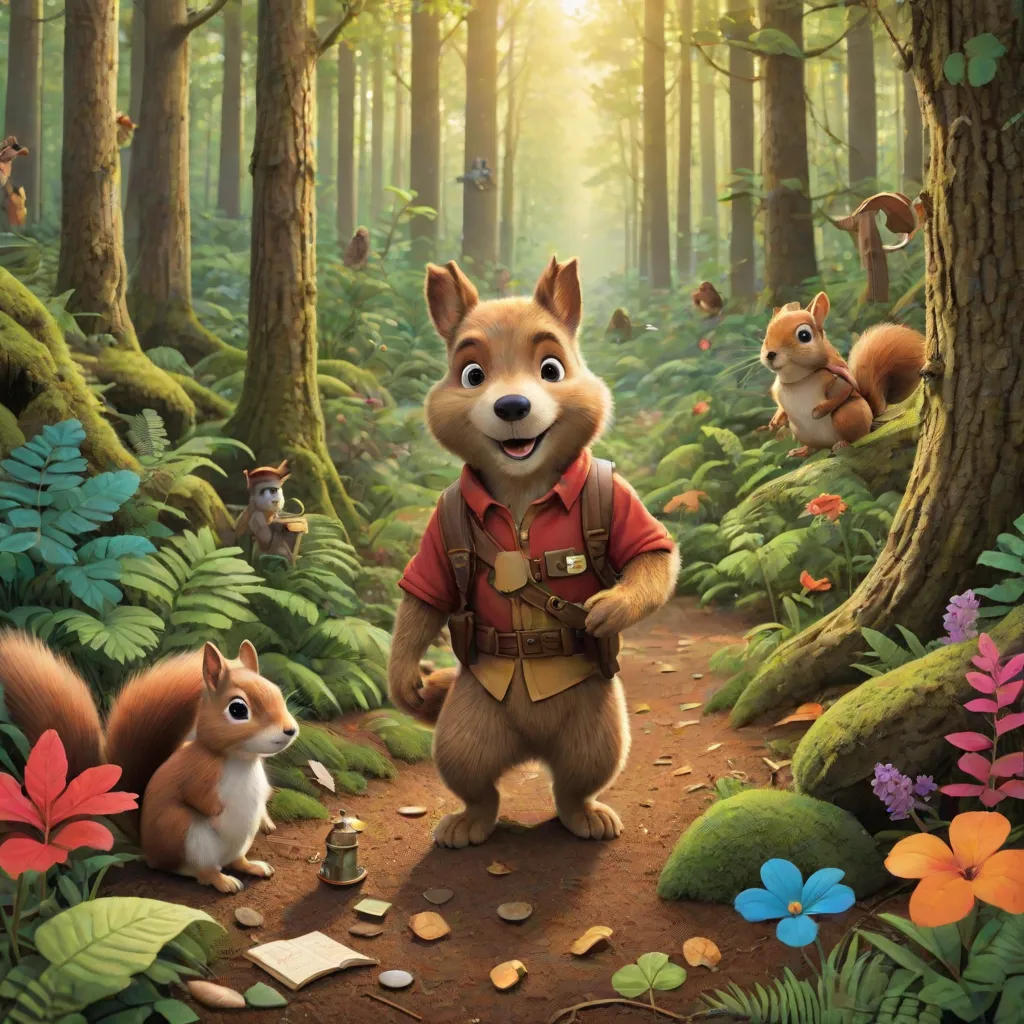 The Dog and the Squirrel's Great Adventure