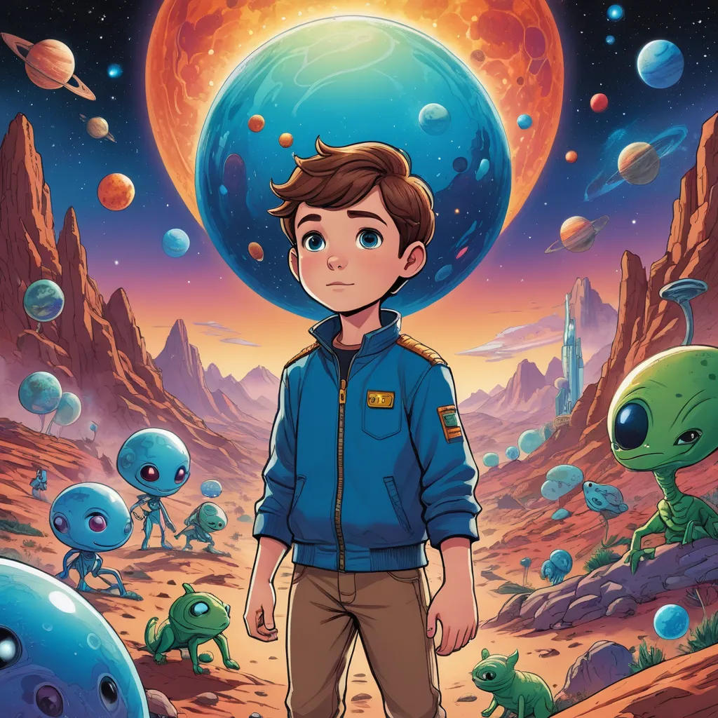 The Cosmic Slide: Liam's Journey to the Stars