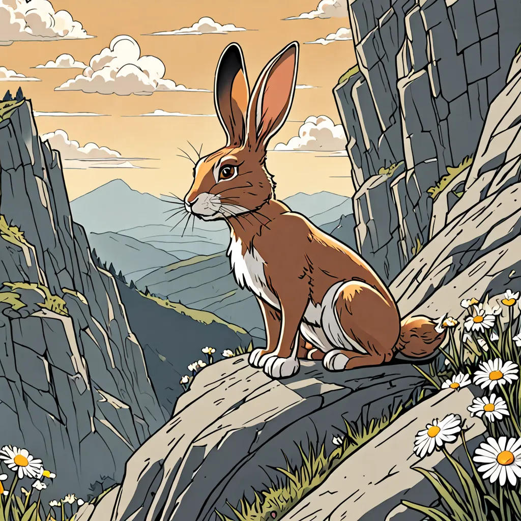 The Brave Rabbit and the Cunning Fox
