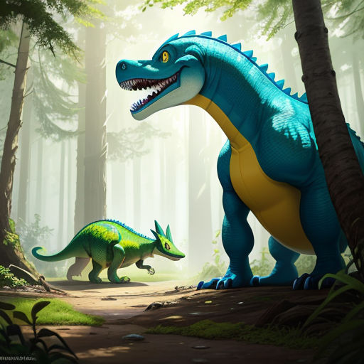 The Adventure of the Friendly Dinosaurs