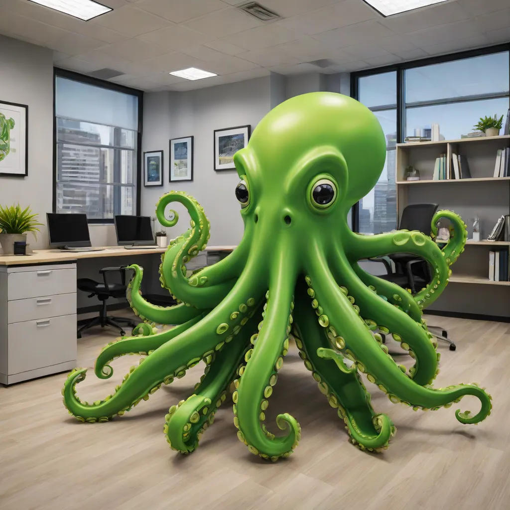 The Green Dancing Octopus