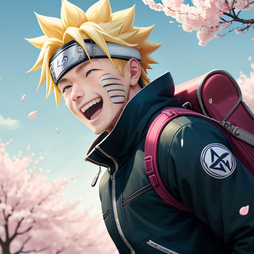 O filho do Hokage Naruto Uzumaki