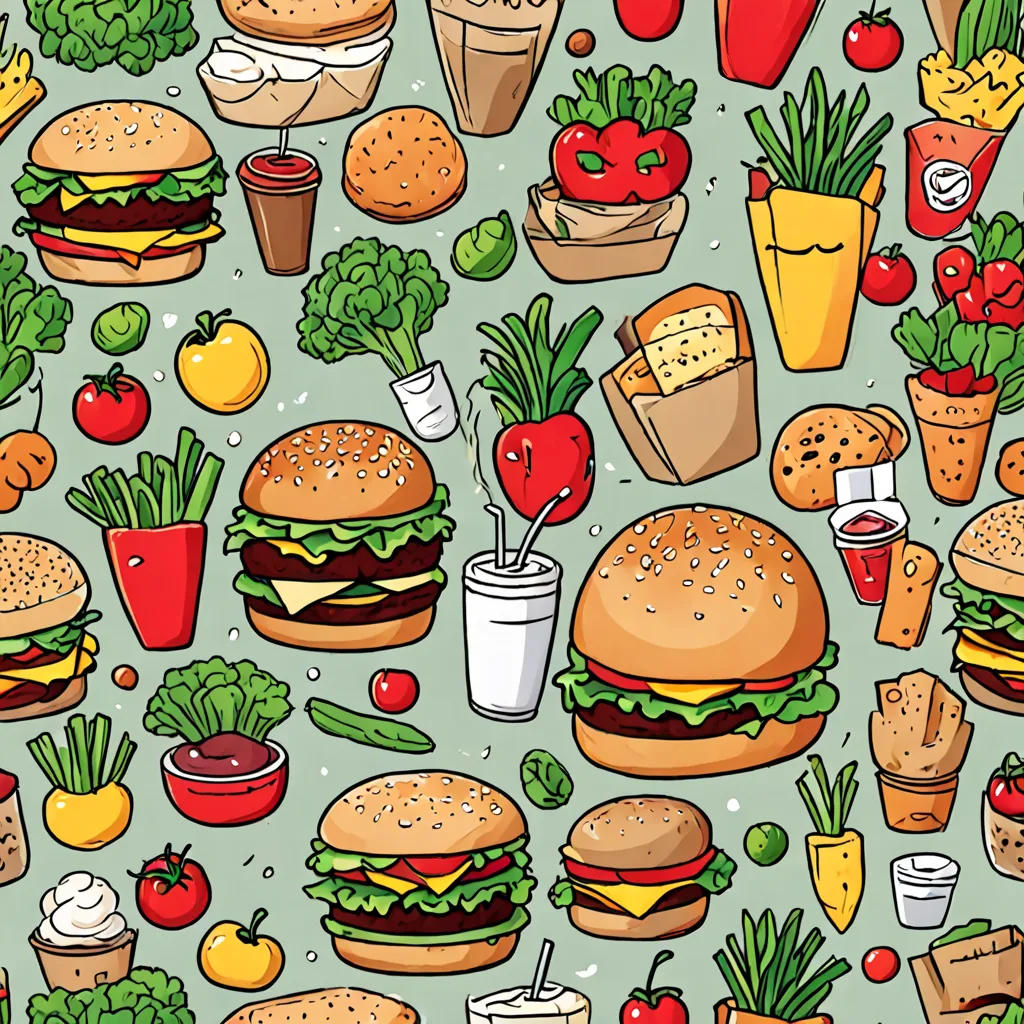The Veggie Friends and the Fast-Food Fun
