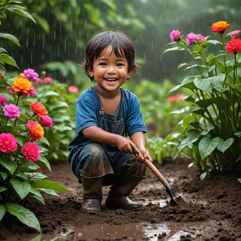 The Little Gardener's Promise