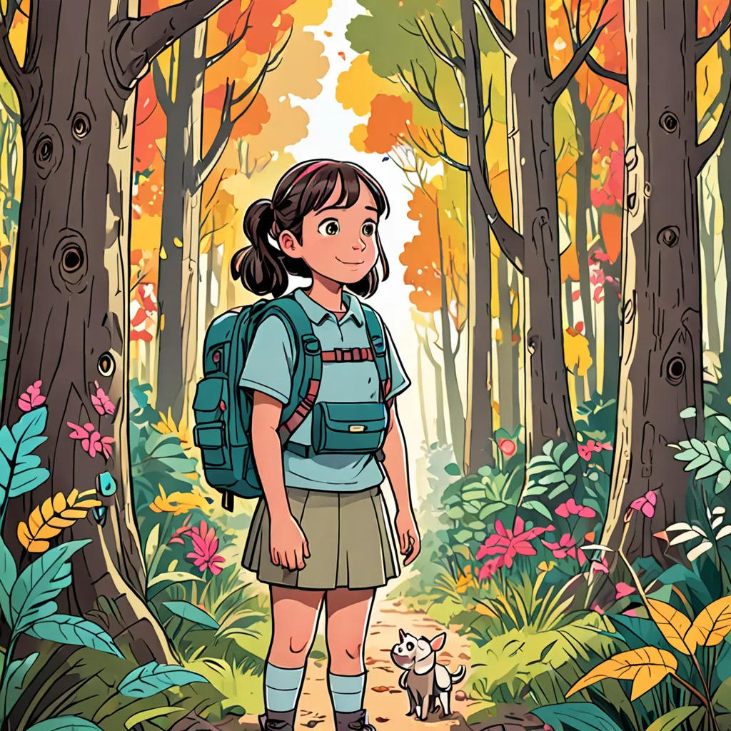 The Magical Journey of Lily and the Enchanted Forest