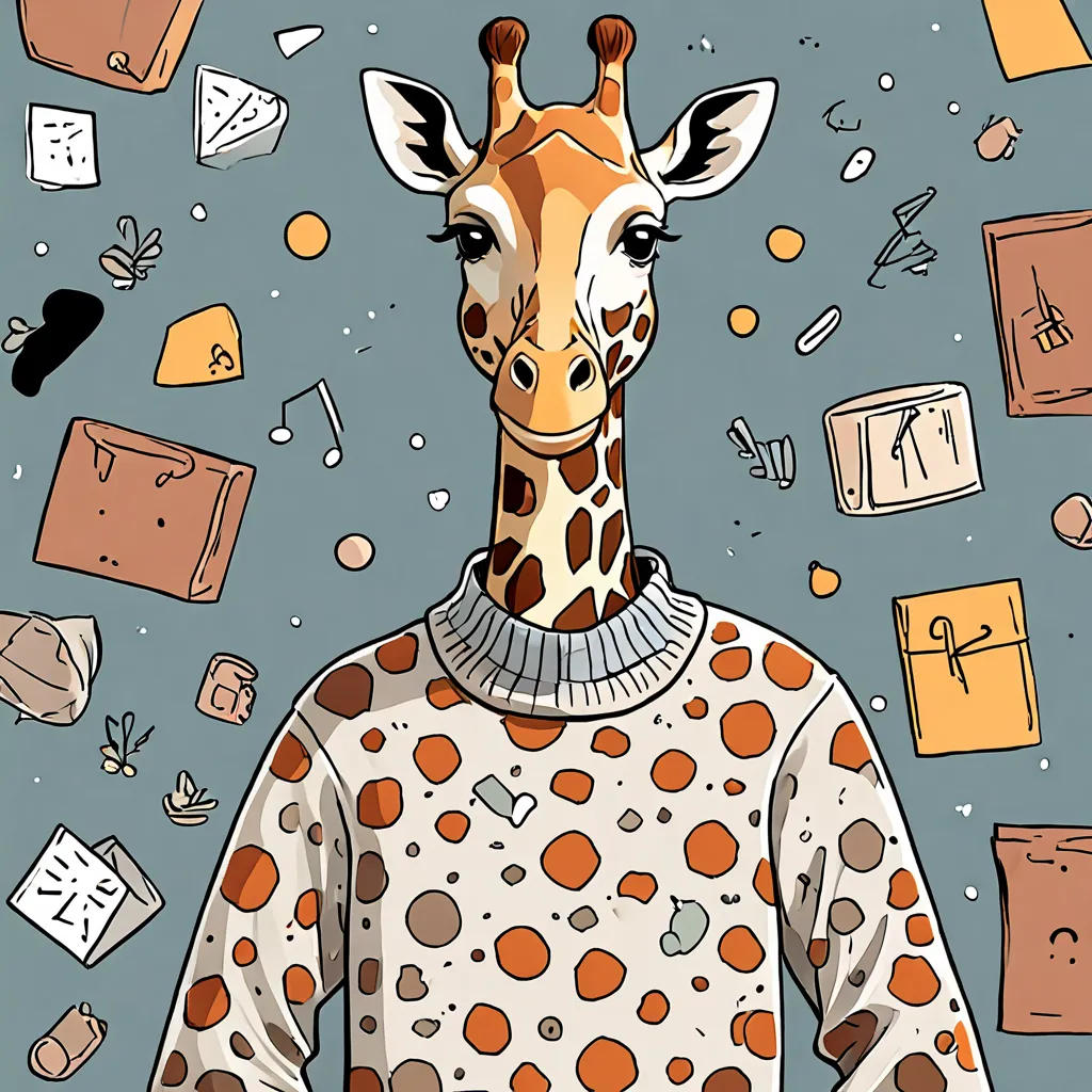 Gerry the Giraffe's Sweater Adventure