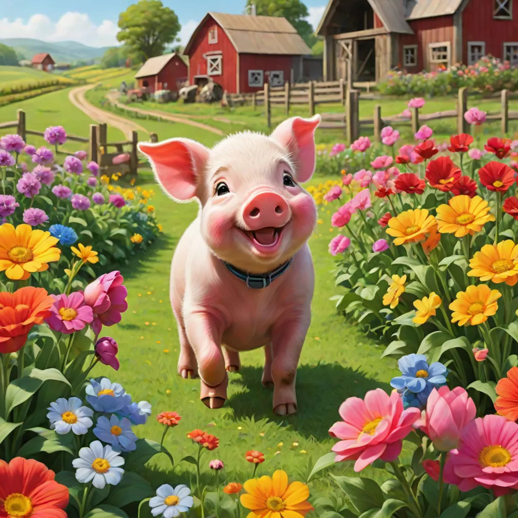 The Adventures of a Cute Piglets