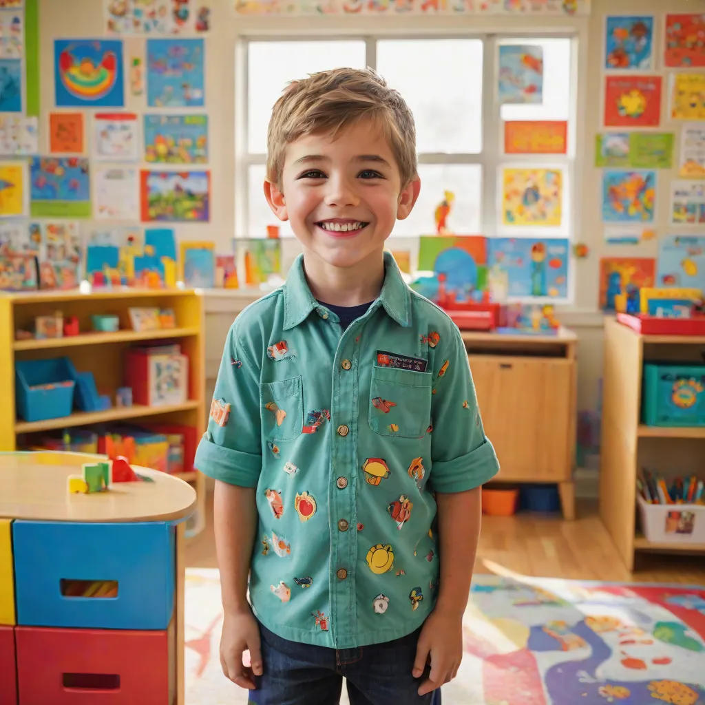 Zac's First Day of Kindergarten