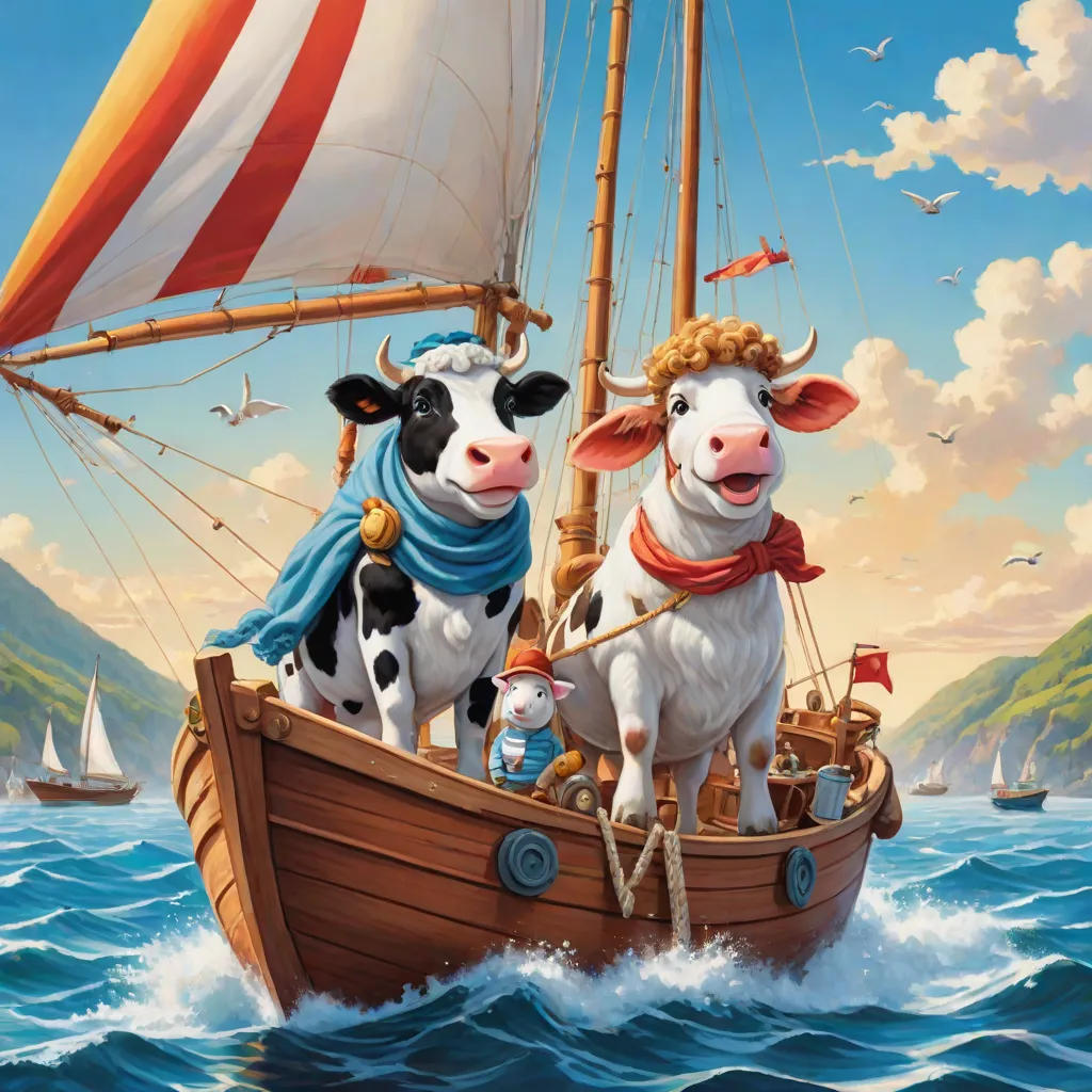 The Adventure of Belle the Cow and Wooly the Ship